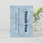 Thank you card design greeting card サンキューカード (スタンド正面)