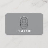 Thank You Card Discount Code Review Logo Business 名刺 (正面)