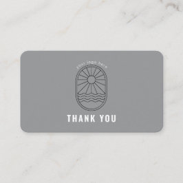 Thank You Card Discount Code Review Logo Business 名刺