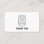 Thank You Card Discount Code Review Small Business 名刺 (正面)