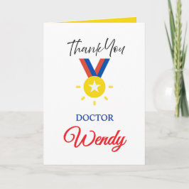 Thank You Card for Doctor, Surgeon, Healthcare  案内状