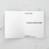 Thank you card for for Hospital Nurses. カード (内部)