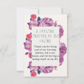 thank you card for teacher サンキューカード (裏面)