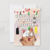 Thank you card for teachers サンキューカード (正面)