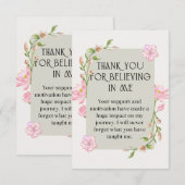 thank you card for teachers サンキューカード (正面/裏面)