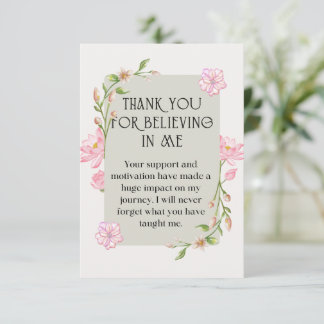 thank you card for teachers サンキューカード
