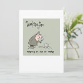 Thank you card for volunteers サンキューカード (スタンド正面)