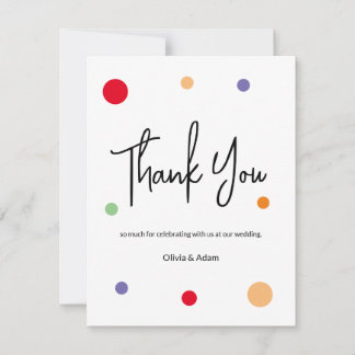 Thank You Card for wedding サンキューカード