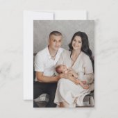 Thank You Card – It Takes a Village Baby Shower サンキューカード (裏面)