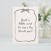 THANK YOU CARD MODERN サンキューカード (スタンド正面)