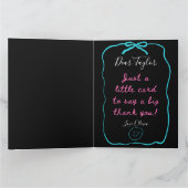 THANK YOU CARD SMILEY FACE サンキューカード (内部)