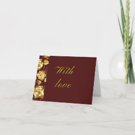 Thank you card-Velvet Wine colllection サンキューカード