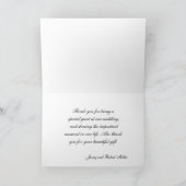 Thank you card. Vincent van Gogh サンキューカード (内部)