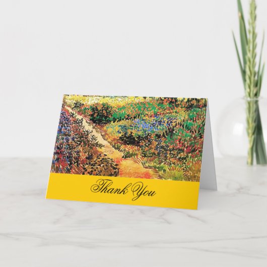 Thank you card. Vincent van Gogh サンキューカード (正面)