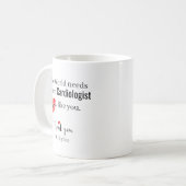 Thank You Cardiologist — Custom Name コーヒーマグカップ (正面左)