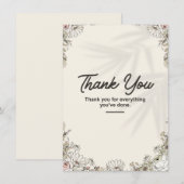 Thank you cards サンキューカード (正面/裏面)