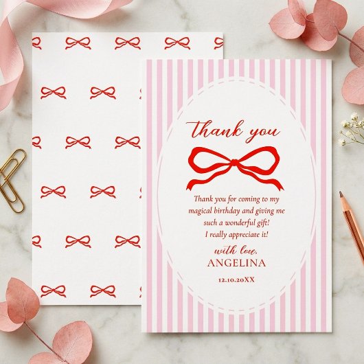 Thank You Cards Baby's first birthday.  サンキューカード