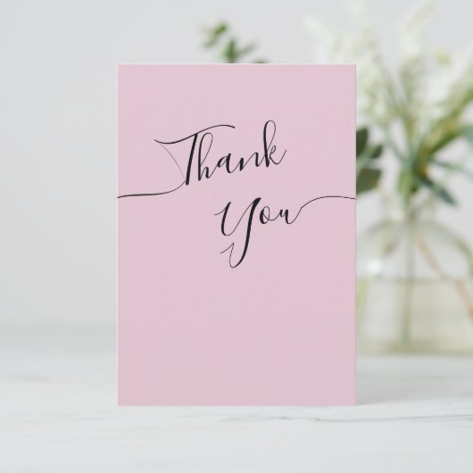 Thank You Cards for Bridal shower in a modern. サンキューカード (スタンド正面)