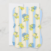 Thank You Cards For Ciao Baby Lemons, Blue Tile サンキューカード (裏面)