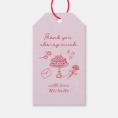 Thank you Cherry much pink ギフトタグ (正面)