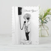 Thank You, Child, Old Phone, B&W Art シーズンカード (スタンド正面)