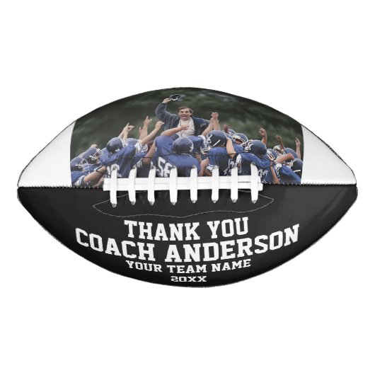 Thank You Coach Modern Cool Unique From The Team アメリカンフットボール (正面)