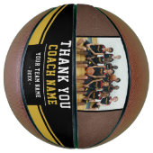 Thank you Coach Team Name and Photo Basketball バスケットボール (縦)