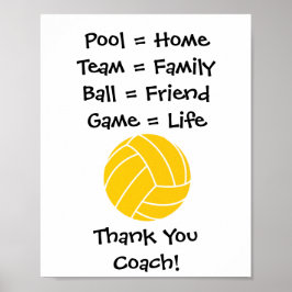 Thank you Coach Wall Art ポスター