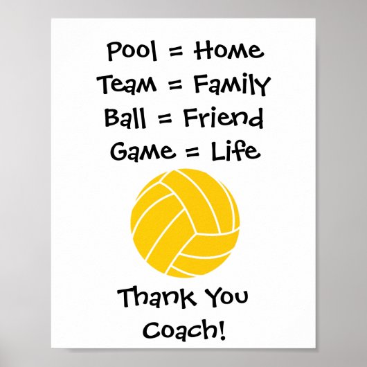 Thank you Coach Wall Art ポスター (正面)