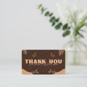 Thank You Coffee Lover Thank You Card 名刺 (スタンド正面)