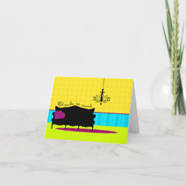 Thank You Couch & Pillows サンキューカード