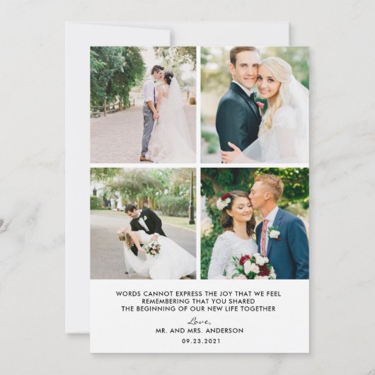 Thank You Coule 結婚's Photo (裏面)