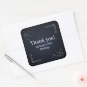 Thank you Custom 18th Birthday Party Favor Sticker スクエアシール (封筒)