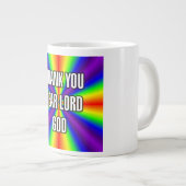 THANK YOU DEAR LORD GOD Mug ジャンボコーヒーマグカップ (正面右)