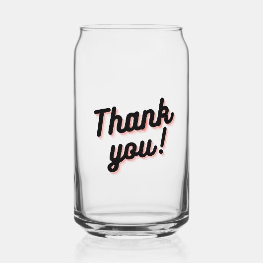 Thank You Delight Mug ガラス缶 (正面)