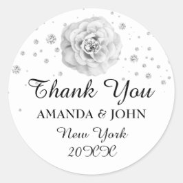 Thank You Diamond Name's 結婚ブライダルSweet16th ラウンドシール