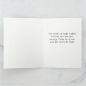 Thank You Doctor – 松葉杖に包帯を付けた男 カード (内部)