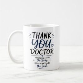 Thank You Doctor Mug – 医学は体を癒す コーヒーマグカップ
