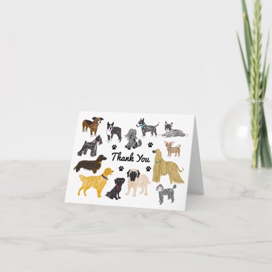 Thank You Dogカード サンキューカード (正面)