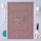 "Thank you" Dusty Rose 薄葉紙 (クラフト)