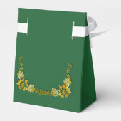 Thank You, Emerald Green & Gold Wedding  フェイバーボックス (裏面サイド)