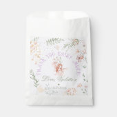 Thank you Fairy Much Fairy 1st Birthday Purple フェイバーバッグ (正面)