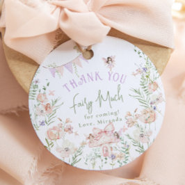 Thank you Fairy Much Fairy 1st Birthday Whimsical フェイバータグ