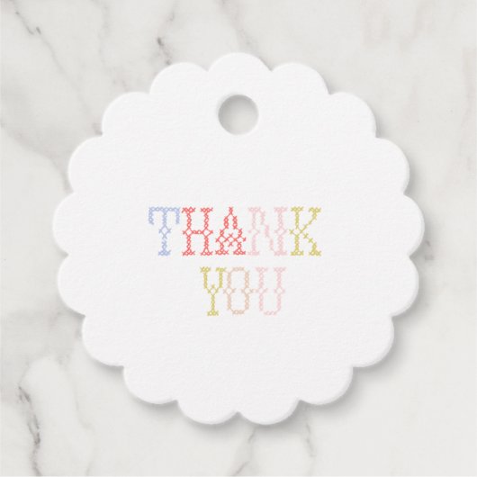 Thank You Favor Tag フェイバータグ (正面)