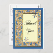 Thank You Feather Customizableはがき ポストカード (正面/裏面)