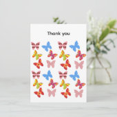 Thank you Flat Greeting Card カード (スタンド正面)
