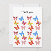 Thank you Flat Greeting Card カード (正面)