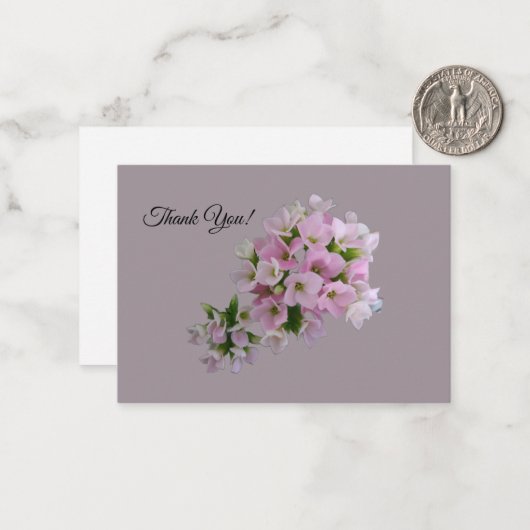 Thank You Flat Noteカード ノートカード (正面/裏面インサイチュ)