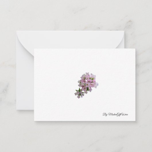 Thank You Flat Noteカード ノートカード (裏面)