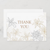 Thank You Flat Noteカード ノートカード (正面/裏面)
